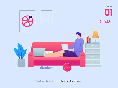 1 Dribbble Invites Giveaway deft digital dribbble dribbble invitation dribbble invite giveaway identity illustration invitation invitations invite invites lettering motion ui ux