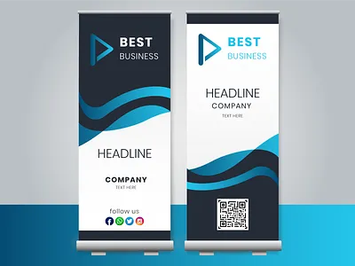 Roll Up Banner banner ads banner design best design best roll up banner brand design brand identity branding corporate banner ads corporate brand identity corporate design design logo design logo design branding logo design concept