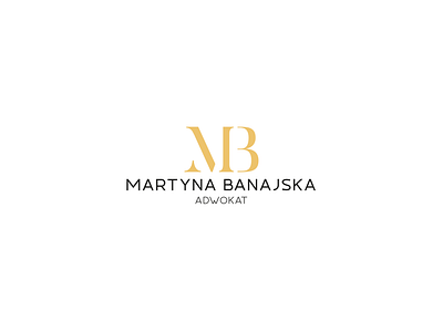 MB Martyna Banajska beauty brand branding clear logo logotype