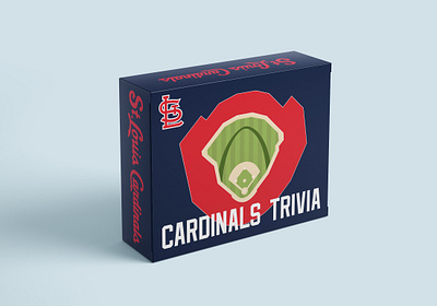 Cardinals Board Game baseball board game branding design dribble dribbleweeklywarmup illustration mlb rebound st. louis trivia