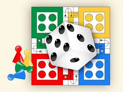Ludo game adobe illustrator colorful design game graphic design illustration ludo vector