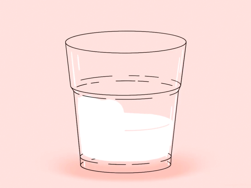 Fresh Milk animal animation cow drink farm frame by frame fresh gif glass hand drawn illustration liquid milk nature procreate