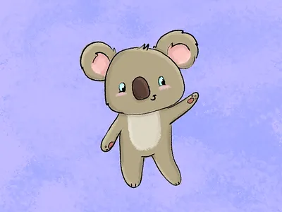 Kippy el Koala art design drawing illustration wacom