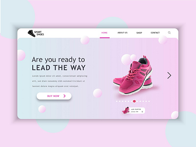 Air porter shoes branding design illustration ui web website