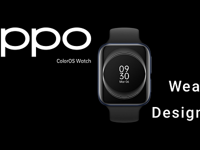 OPPO Watch Black(concept_design) concept oppo practice