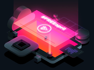 Pluralsight: Free April free april freeapril illustration pluralsight tech