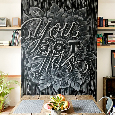 Chalk Art calligraphy chalk chalk art chalk lettering chalkboard chalkboard mural design handlettering handtype illustration inspiration lettering letteringart mural mural design muralist streetart typography