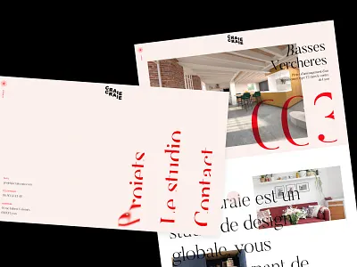 Craie Craie - Architect & Design Studio animation architect architecture design type typography ui webdesign website
