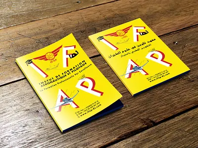 Book design for Aviation school book cover