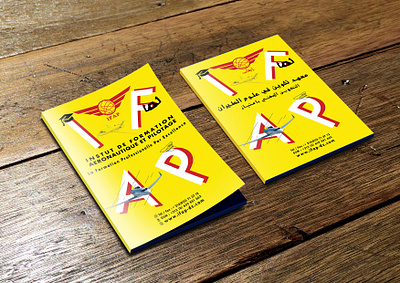 Book design for Aviation school book cover