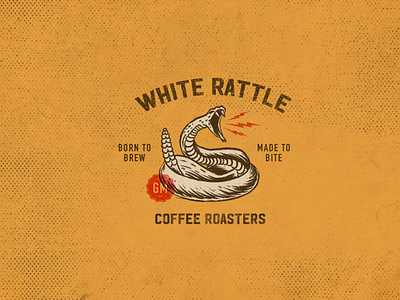 White Rattle Coffee Roasters art direction branding design digital art icon icon design illustration illustrator logo logo design photoshop procreate vector