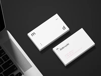 mikołaj _dobrucki | Personal Branding brand branding business card corporate identity design graphic graphicdesign logo logotype personal personal branding print stationery system typography visual identity web designer