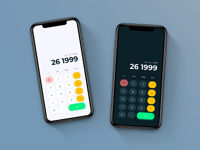 Calculator design branding dailyui design flatdesign minimal typography ui ux web