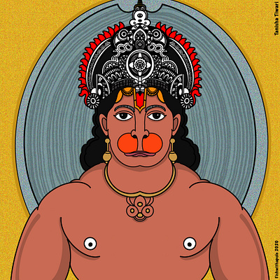 Illustrating Ramayana artwork character art design folkart illustration illustration art illustration design indian art procreate art