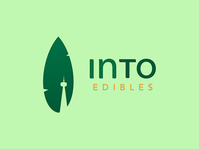 Marijuana Edibles Branding brand design brand identity branding dailyui edibles illustration illustrator leaf logo marijuana logo minimal minimalistic logo natural natural logo toronto toronto branding typography vector weed