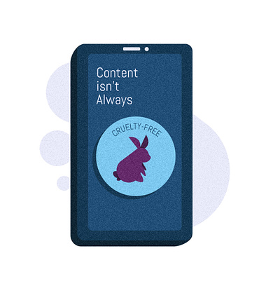 Content Isn't Always Cruelty-Free design illustration illustrator modern