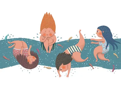 Summer! best design children children book illustration childrens illustration design digital drawing digital illustration happy art illustration kidlitart kidlitartist kids kids illustration photoshop summer summer mood water