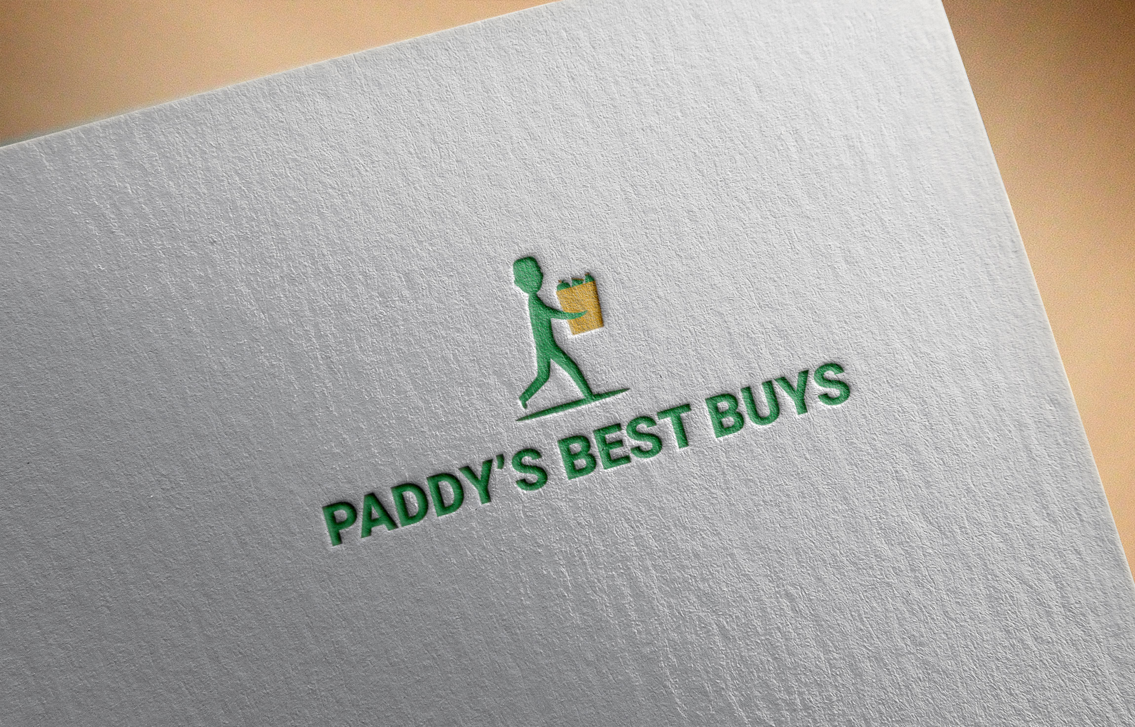 Paddy s best buy app branding buy online design discount e shopping flat icon illustrator illustrators logo design logo mark logodesign minimal online logo online retail shop logo shopping logo vector web