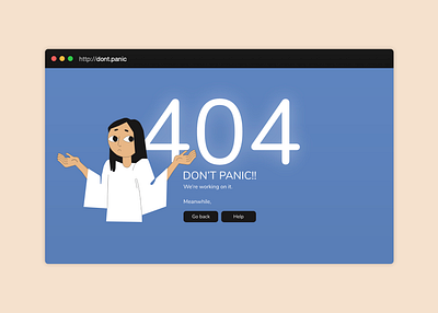 Daily UI 008: 404 Page dailyui design flat illustration illustrator minimal ui ux web