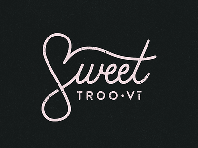 Sweet Troo • Vi branding typography