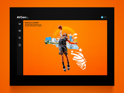 WSC Sports / AVGen sports ui ux web design