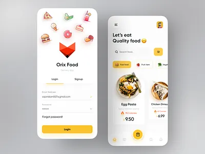 Food Delivery App app appui dribbble dribbble best shot food food illustration foodapp fooddelivery illustrator minimal popular restaurant top