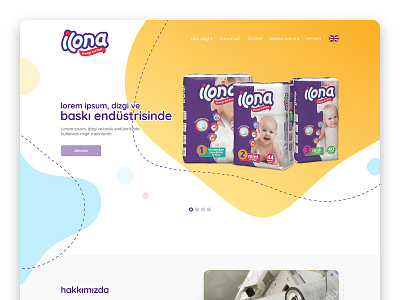 ilona baby diaper baby blob diaper figma ilona web webdesign website