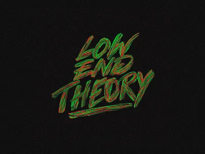 Tribe Tuesdays a tribe called quest acrylic digital paint hand drawn handlettering lettering paint paint brush painterly photoshop rough brush texture type typography