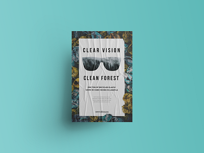 Roark X Smith Clean Forest brand partnership branding environmental poster print typography