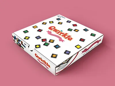 Qwirkle Packaging Concept board game brand brand identity branding colourful concept concept design design dribble dribbleweeklywarmup package design packaging weekly warm up weeklywarmup