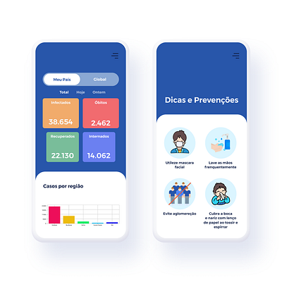 COVID-19 app coronavirus covid 19 covid19 design illustration minimal ui ux