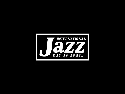 International Jazz day black black and white black and white logo brand branding design international jazz festival logo logo a day logo challenge logo design logo designer logo inspiration logo mark logos music rahalarts