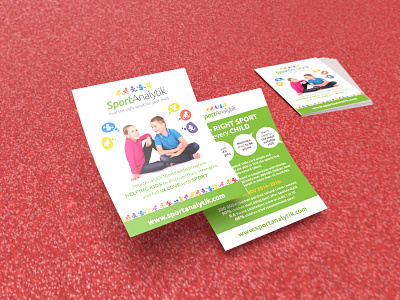 SportAnalytik Leaflet A6 3d adobe dimension adobe photoshop branding flyer flyer artwork flyer design flyers illustration illustrator leaflet leaflet design sport sports design vector