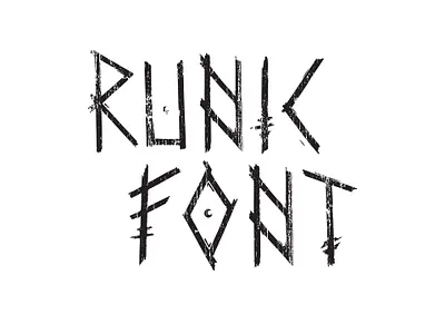 RUNIC FONT alphabet font font design font designer font family hand lettering handlettering letterforms lettering letters nordic pagan runes runic type type design typedesign typeface typography viking