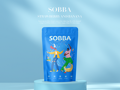 SOBBA branding design illustrations people