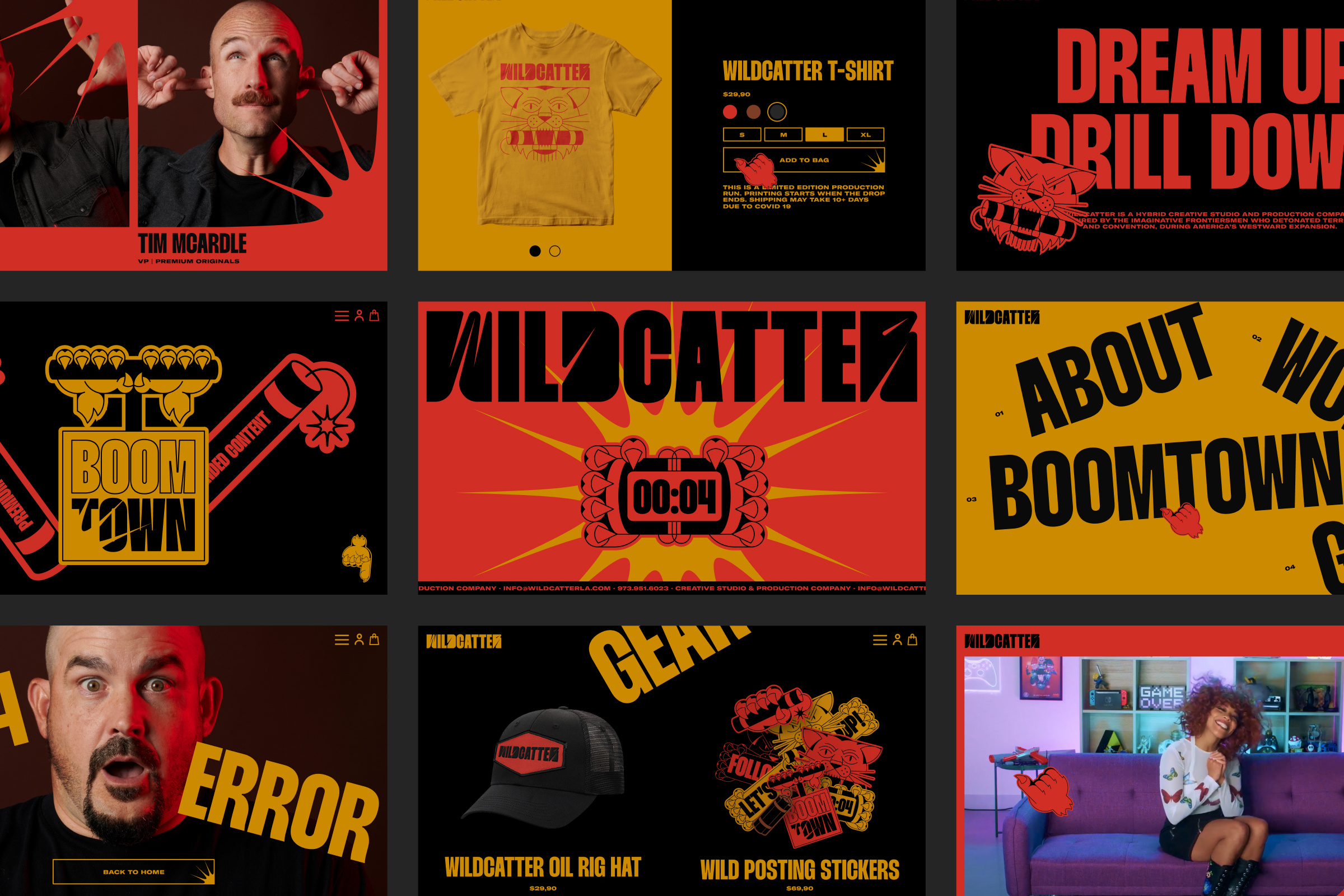 Wildcatter Website dynamite explosions landing page user inferface website wildcatter woocommerce wordpress