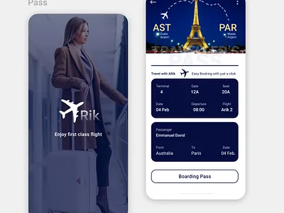 Boarding pass dailyui design figma figmadesign interaction design interface ui ui ux uidesign ux