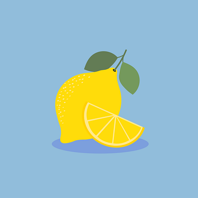 Lemon. design flat illustration illustration design illustrations illustrator lemon vector vector art