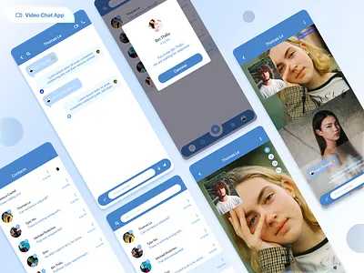 Interface for Video Chat App