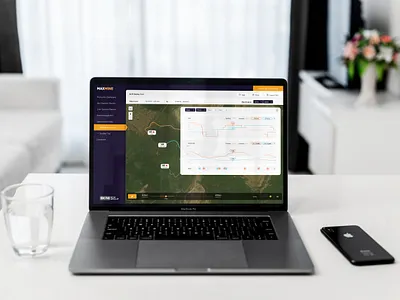 MAXMINE dashboard mine mining react native tracker ui ux web
