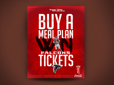 Atlanta Falcons Tickets branding design typography