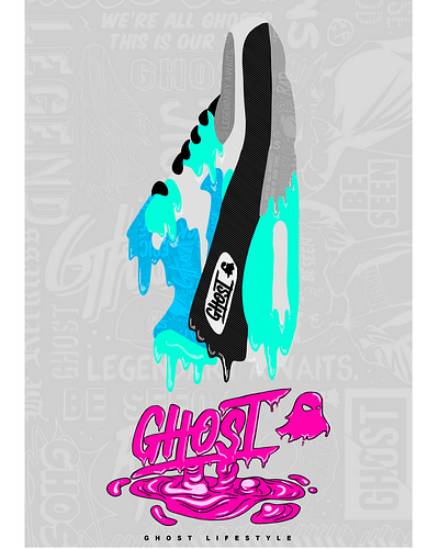 Ghostlifestyle Airmax Project airmax branding design flyer illustrtion nike poster print