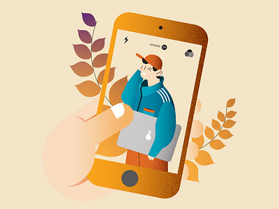 AR technology art design icon illustration illustrator ui ux vector