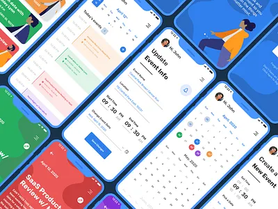 Eventify App UI Kit app app design calendar app design event app figma ios mobile mobile app design mobile design mobile ui ui ui design ui kit uikit uiux uiuxdesign uiuxdesigner ux ux design