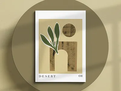 Magazine Cover bookcover collage desert magazine minimal