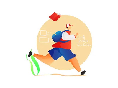 Back To School design flat flatillustration illustration schools vector