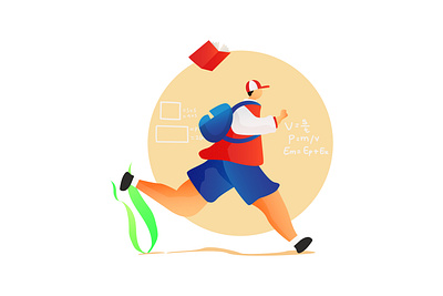 Back To School design flat flatillustration illustration schools vector