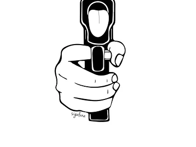 Stop or I Spit ( Corona Times) blackandwhite branding branding design concept design corona coronavirus illustration illustration art illustrator vector