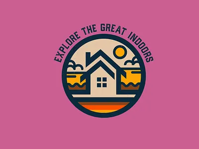 The Great Indoors design experiment explore icon indoors logo mark vector