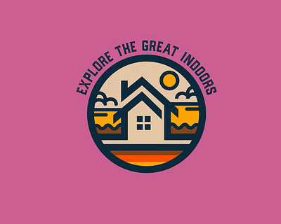 The Great Indoors design experiment explore icon indoors logo mark vector